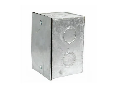 Caja metálica galvanizada en caliente prepicada